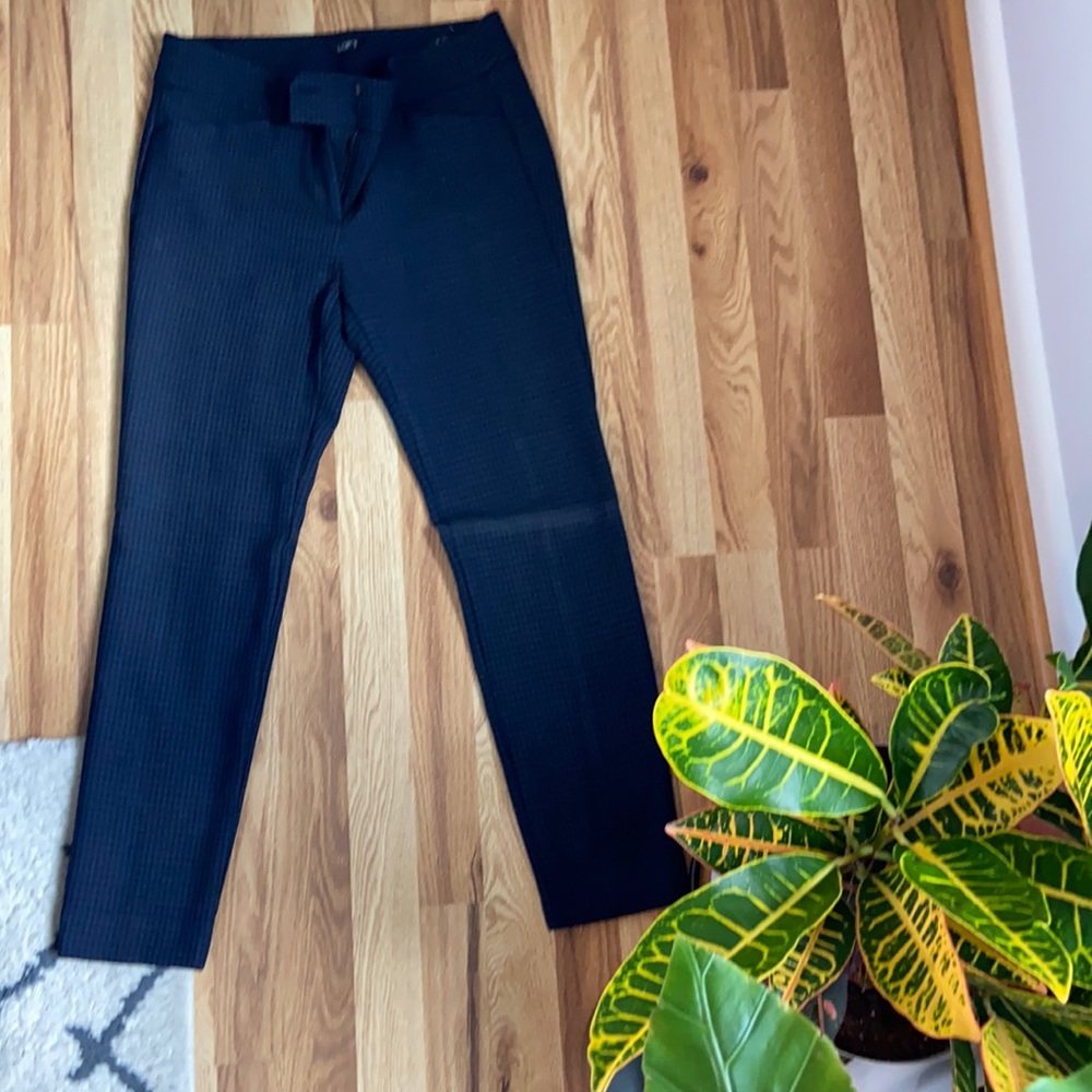 Loft Marisa Skinny in Blue/Black Checkered